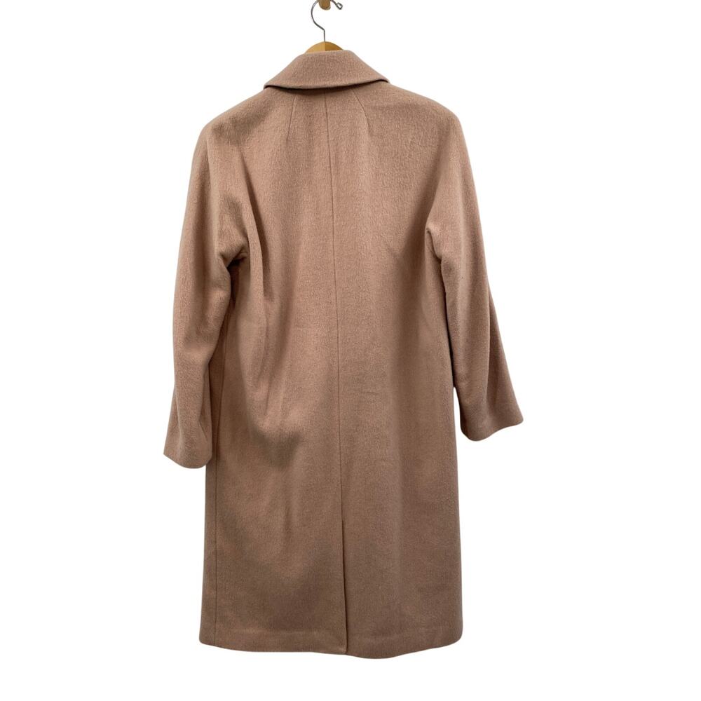 Madewell 2 Atlas Cocoon Coat Avalon Pink wool mohair - Picture 6 of 7